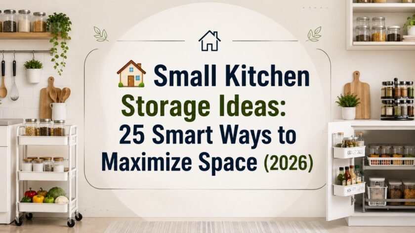 Small Kitchen Storage Ideas: 25 Smart Ways to Maximize Space (2026)