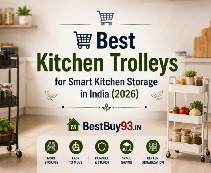 🛒 Best Kitchen Trolleys for Smart Kitchen Storage in India (2026) FI