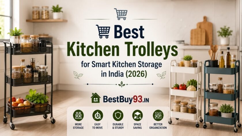 🛒 Best Kitchen Trolleys for Smart Kitchen Storage in India (2026) FI