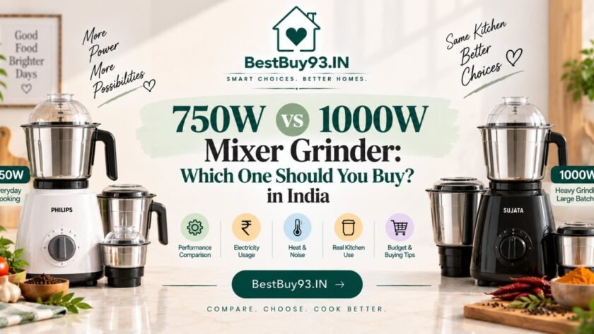 750W vs 1000W Mixer Grinder Which One Should You Buy in India FI