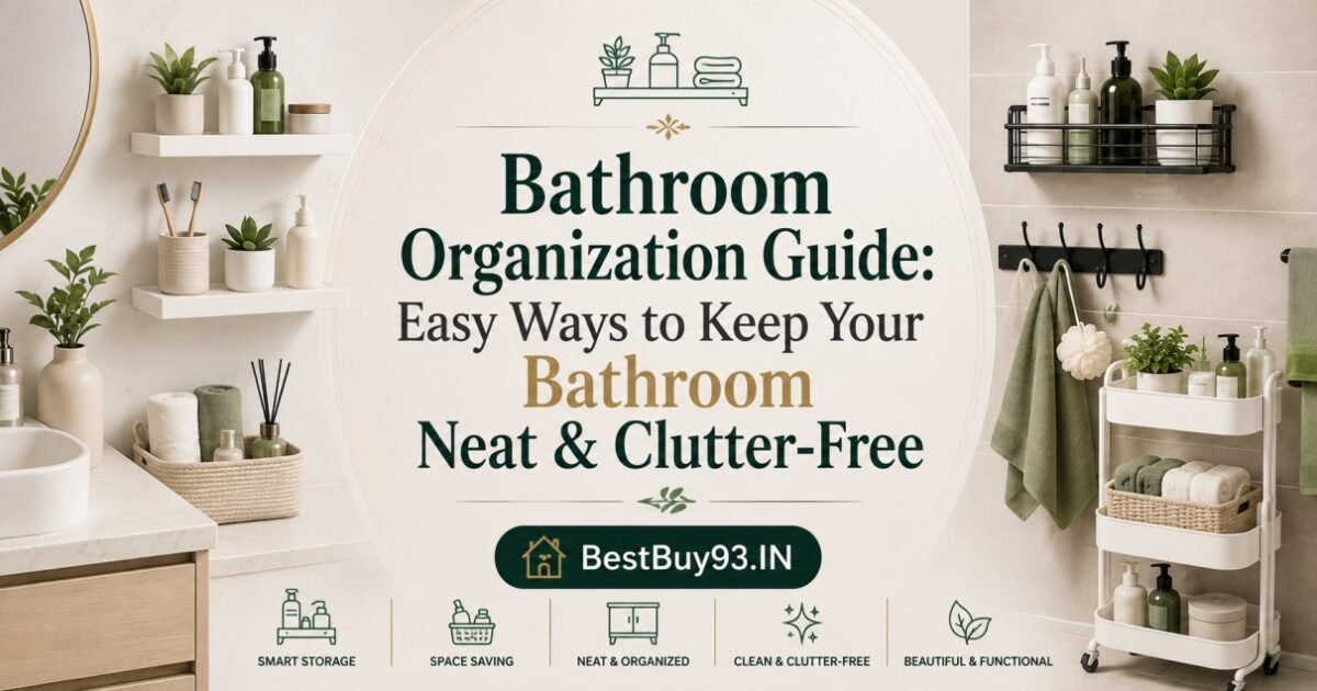 Bathroom Organization Guide Easy Ways to Keep Your Bathroom Neat & Clutter-Free FI
