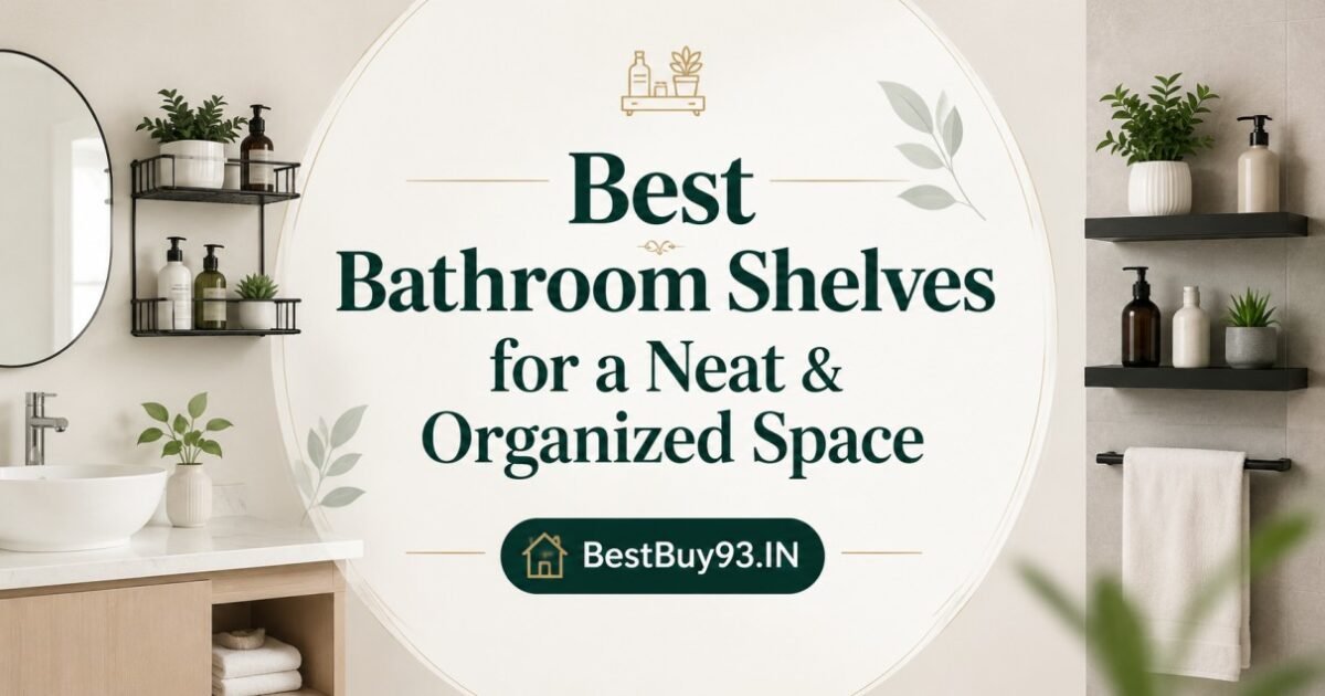 Best Bathroom Shelves for a Neat & Organized Space FI