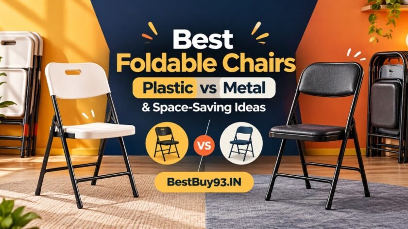 Best Foldable Chairs Plastic vs Metal & Space-Saving Ideas FI