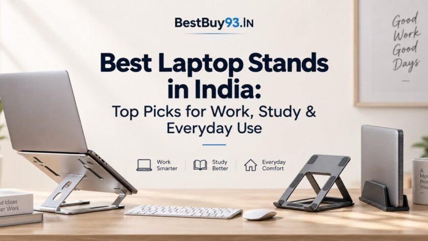 Best Laptop Stands in India Top Picks for Work, Study & Everyday Use FI