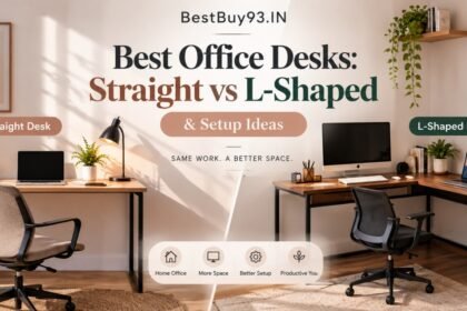 Best Office Desks Straight vs L-Shaped & Setup Ideas FI