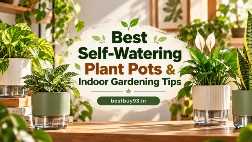 Best Self-Watering Plant Pots & Indoor Gardening Tips FI