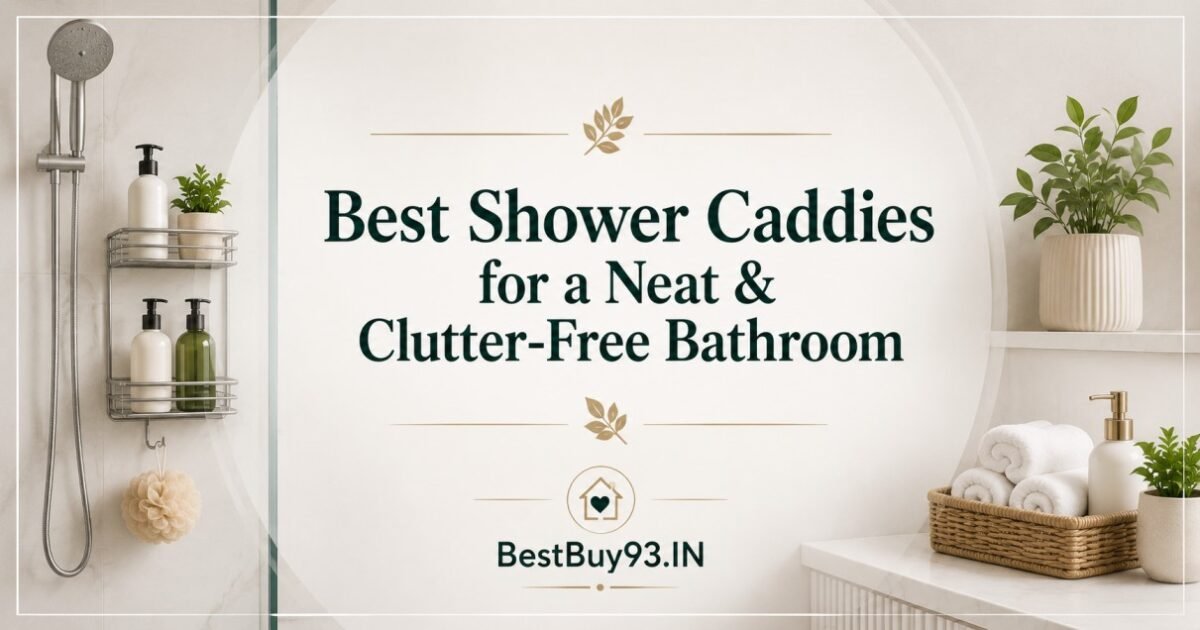 Best Shower Caddy for a Neat and Clutter-Free Bathroom