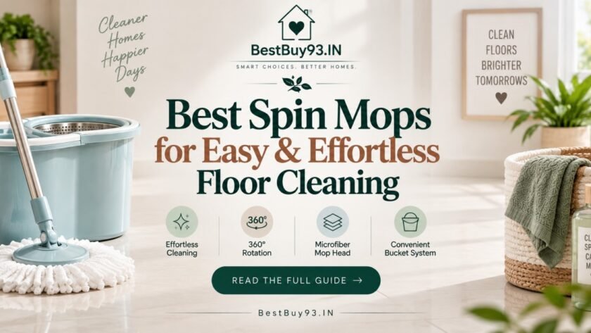 Best Spin Mops for Easy & Effortless Floor Cleaning FI