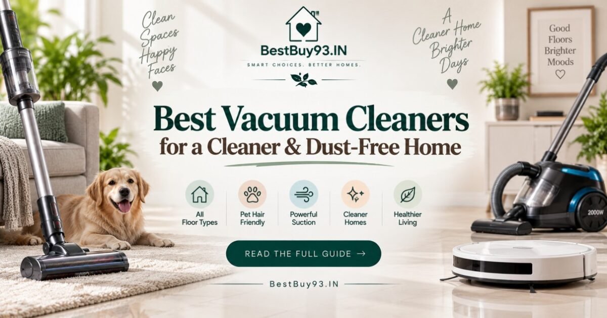 Best Vacuum Cleaners for a Cleaner & Dust-Free Home FI