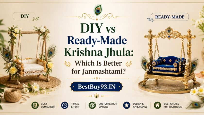 DIY or Ready-Made Krishna Jhula: Which Is Better? 1 DIY vs Ready-Made Krishna Jhula Which Is Better for Janmashtami FI