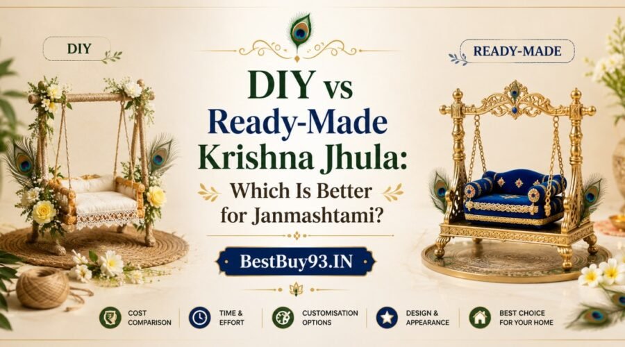 DIY vs Ready-Made Krishna Jhula Which Is Better for Janmashtami FI