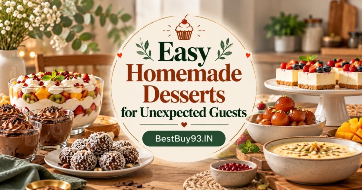 Easy Homemade Desserts for Unexpected Guests FI