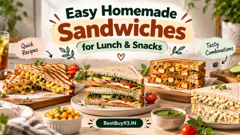 Easy Homemade Sandwiches for Lunch & Snacks FI