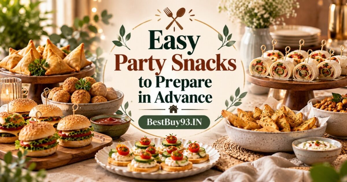 Easy Party Snacks to Prepare in Advance FI