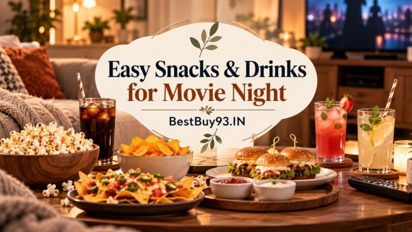 Easy Snacks & Drinks for Movie Night FI