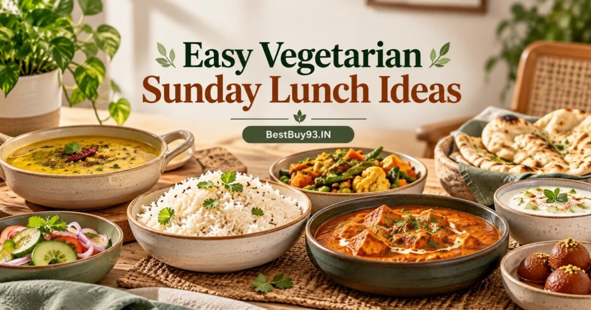 Easy Vegetarian Sunday Lunch Ideas FI