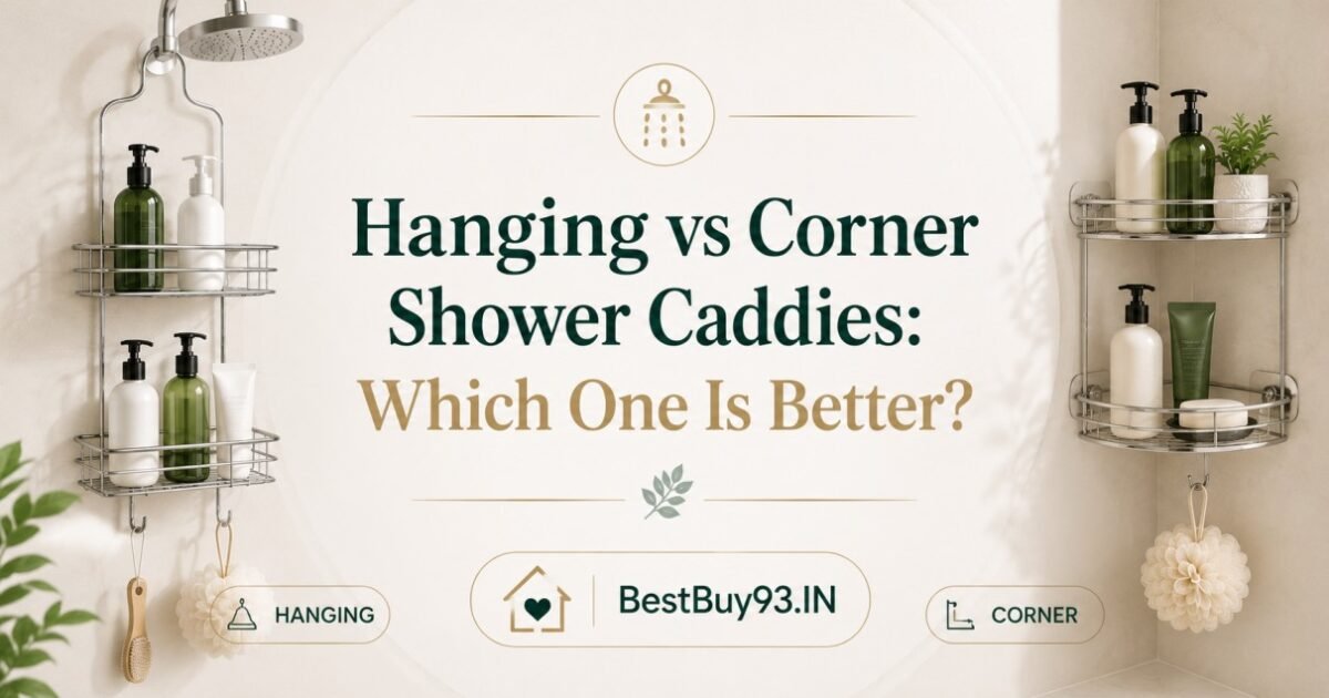 Hanging vs Corner Shower Caddies Which One Is Better FI