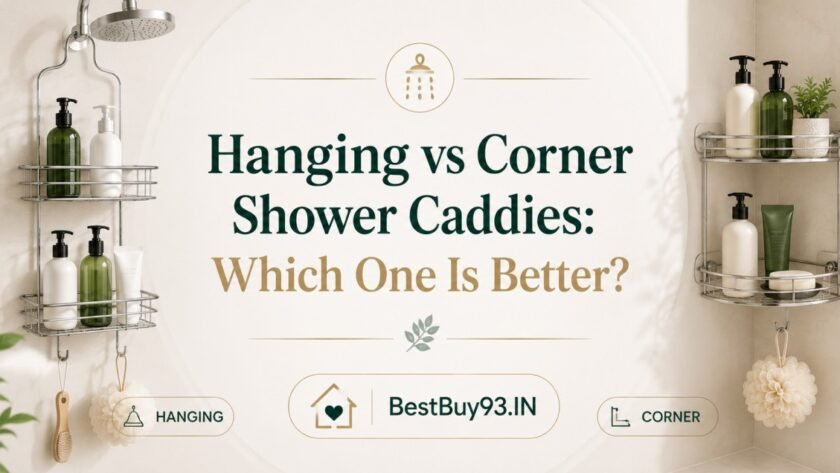 Hanging vs Corner Shower Caddies: Which One Is Better? 1 Hanging vs Corner Shower Caddies Which One Is Better FI