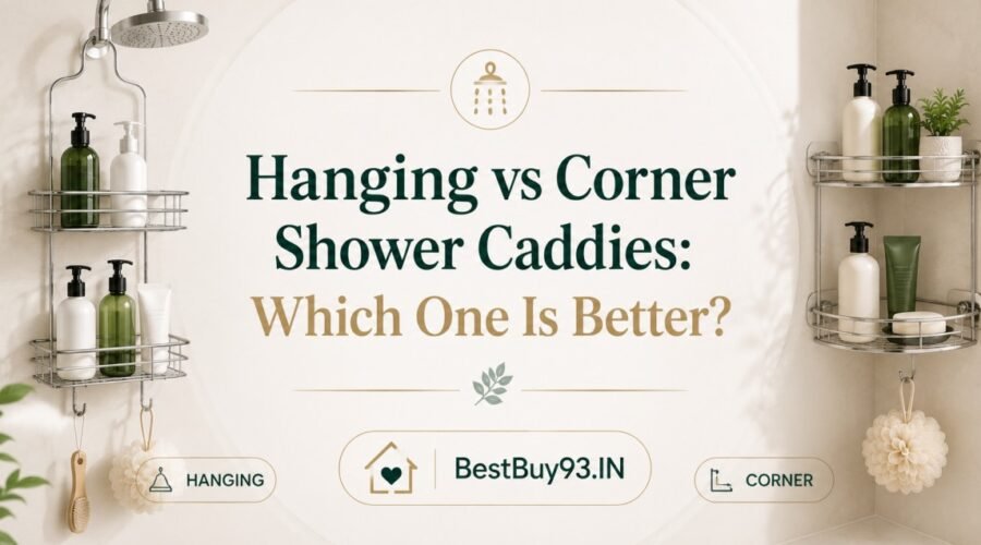 Hanging vs Corner Shower Caddies Which One Is Better FI