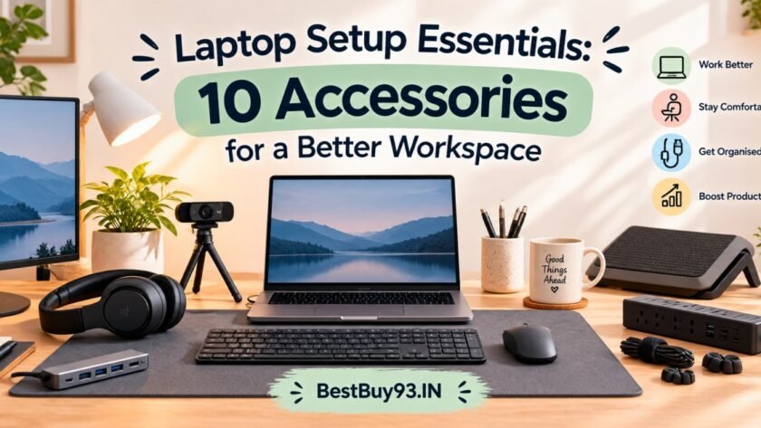 10 Laptop Setup Essentials 1 Laptop Setup Essentials 10 Accessories for a Better Workspace FI