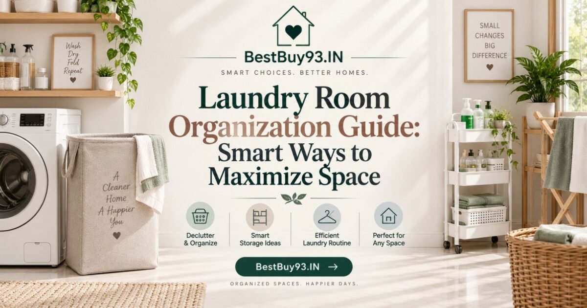 Laundry Room Organization Guide Smart Ways to Maximize Space FI