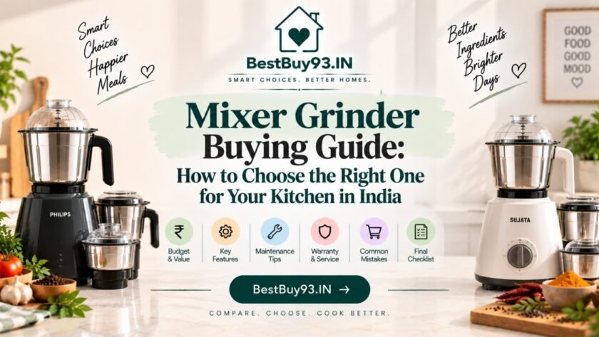 Mixer Grinder Buying Guide How to Choose the Right One for Your Kitchen in India FI