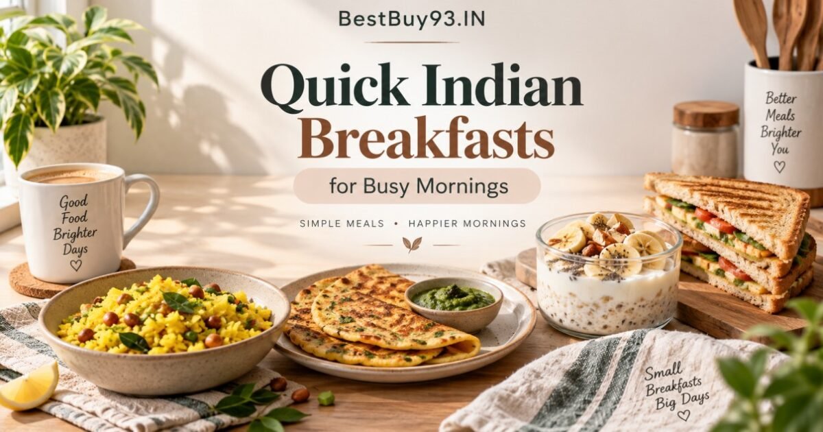Quick Indian Breakfasts for Busy Mornings FI
