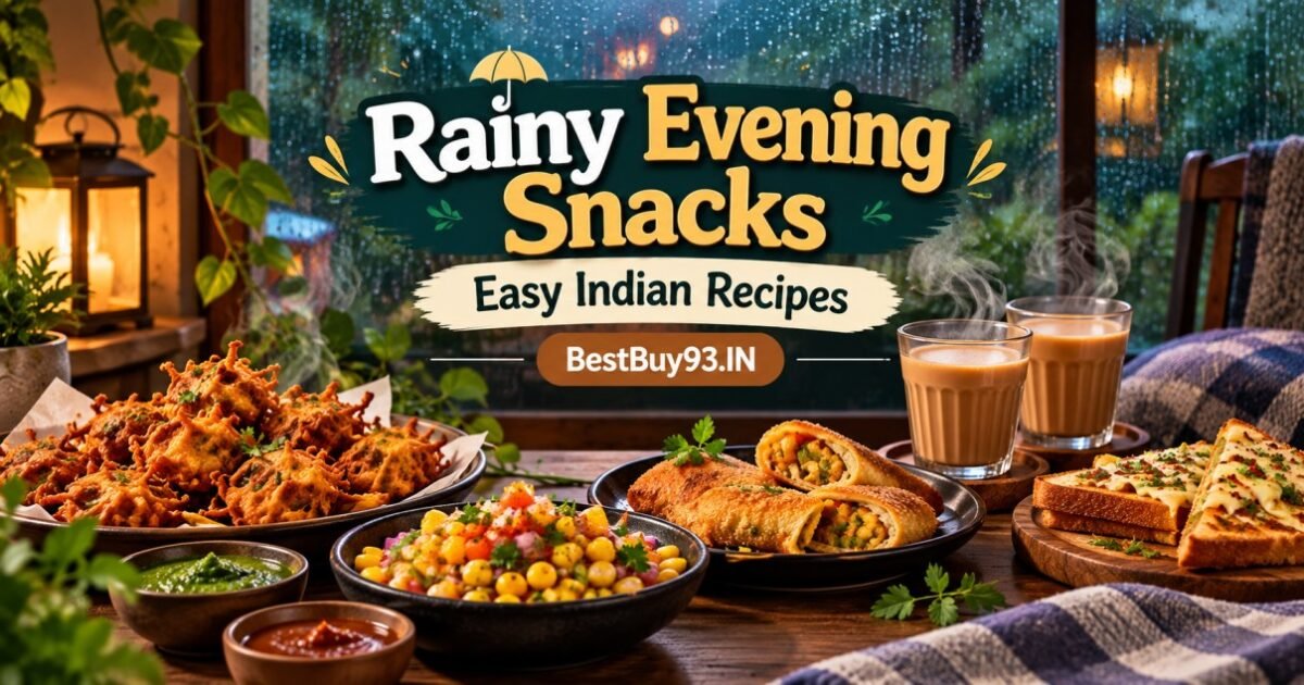 Rainy Evening Snacks: Easy Indian Recipes 15 Rainy Evening Snacks Easy Indian Recipes FI
