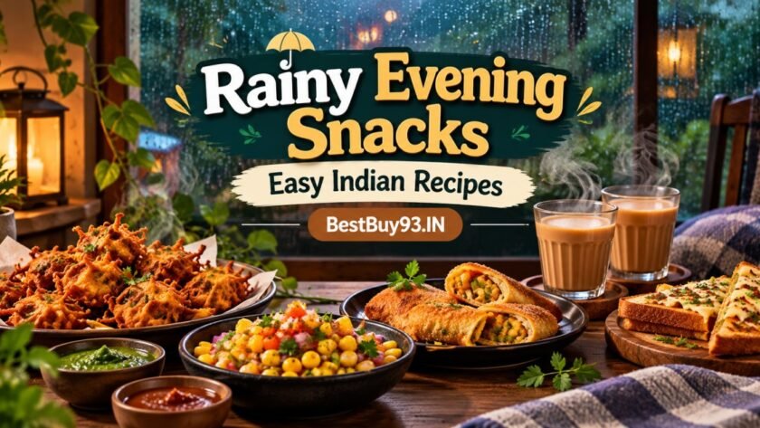 Rainy Evening Snacks: Easy Indian Recipes 1 Rainy Evening Snacks Easy Indian Recipes FI