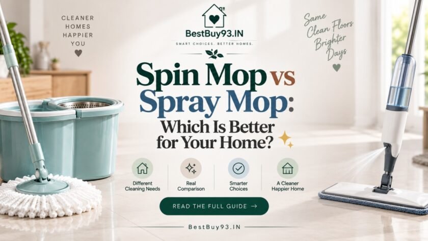 Spin Mop vs Spray Mop: Which Is Better for Your Home? 1 Spin Mop vs Spray Mop Which Is Better for Your Home FI