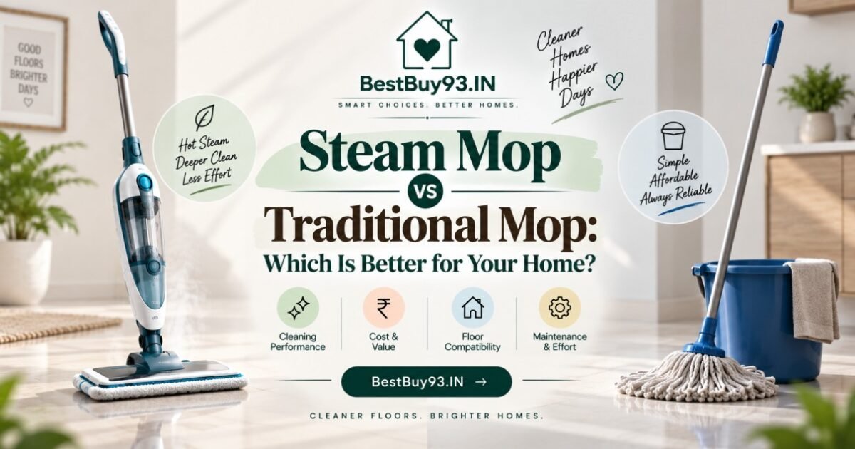 Steam Mop vs Traditional Mop Which Is Better for Your Home FI