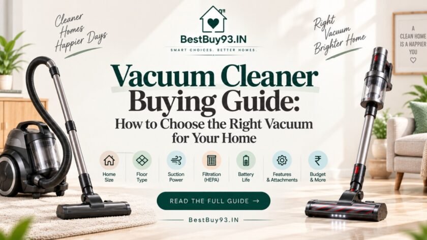 Vacuum Cleaner Buying Guide How to Choose the Right Vacuum for Your Home FI