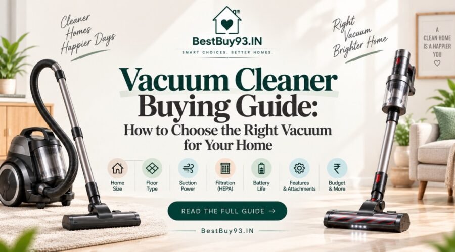 Vacuum Cleaner Buying Guide How to Choose the Right Vacuum for Your Home FI