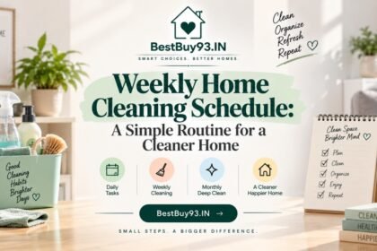 Weekly Home Cleaning Schedule A Simple Routine for a Cleaner Home FI