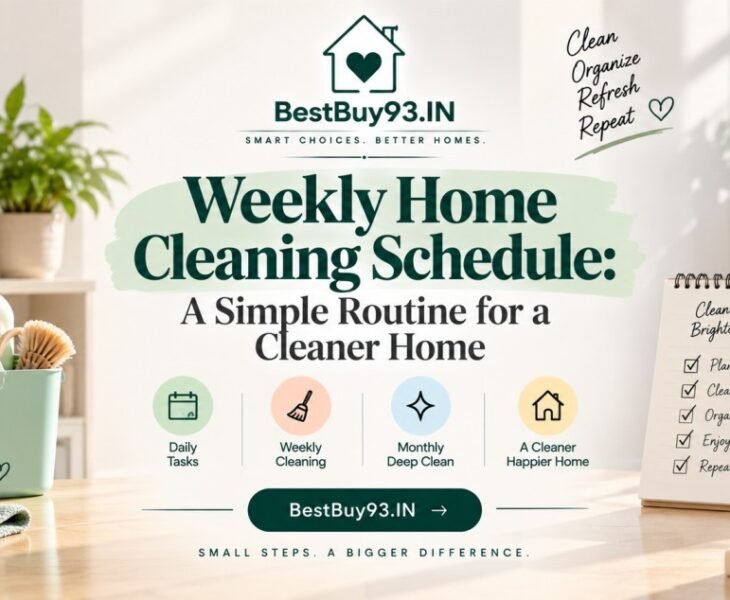 Weekly Home Cleaning Schedule A Simple Routine for a Cleaner Home FI