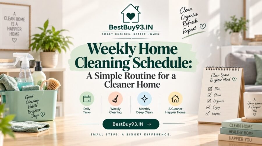 Weekly Home Cleaning Schedule A Simple Routine for a Cleaner Home FI