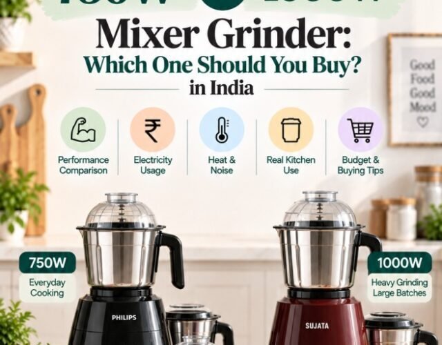 750W vs 1000W Mixer Grinder Which One Should You Buy in India Insta Story Size