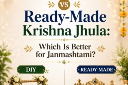 DIY vs Ready-Made Krishna Jhula Which Is Better for Janmashtami Insta Story Size