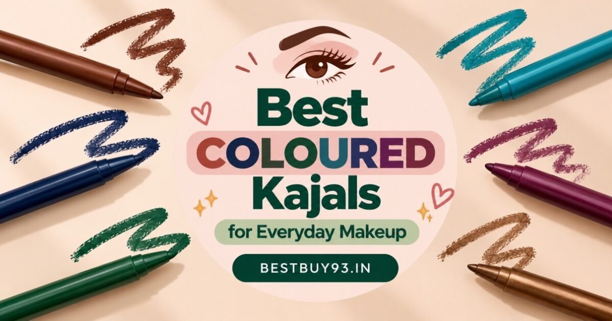 Best COLOURED Kajals for Everyday Makeup FI