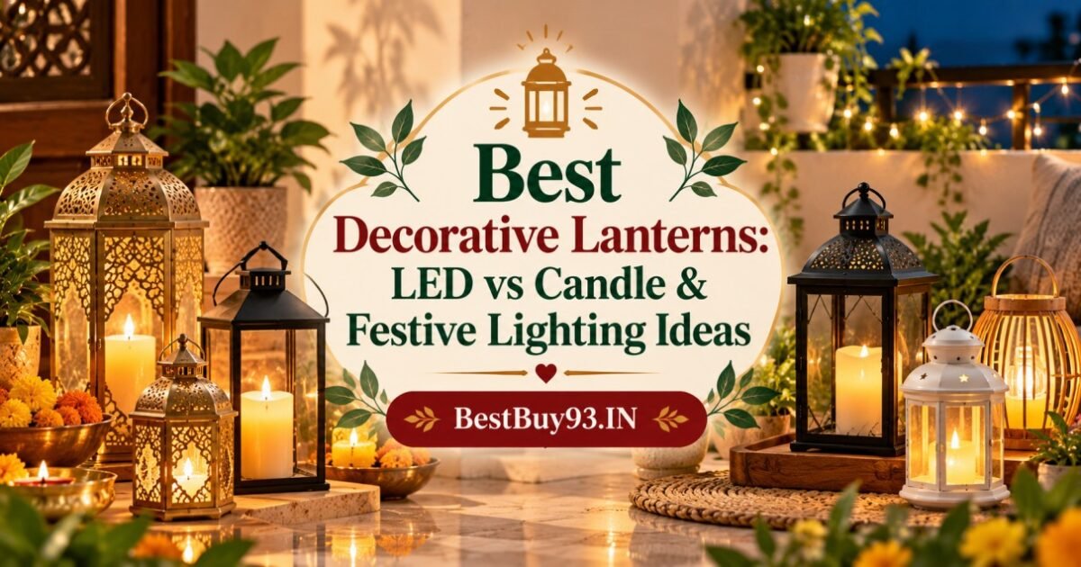 Best Decorative Lanterns LED vs Candle & Festive Lighting Ideas FI