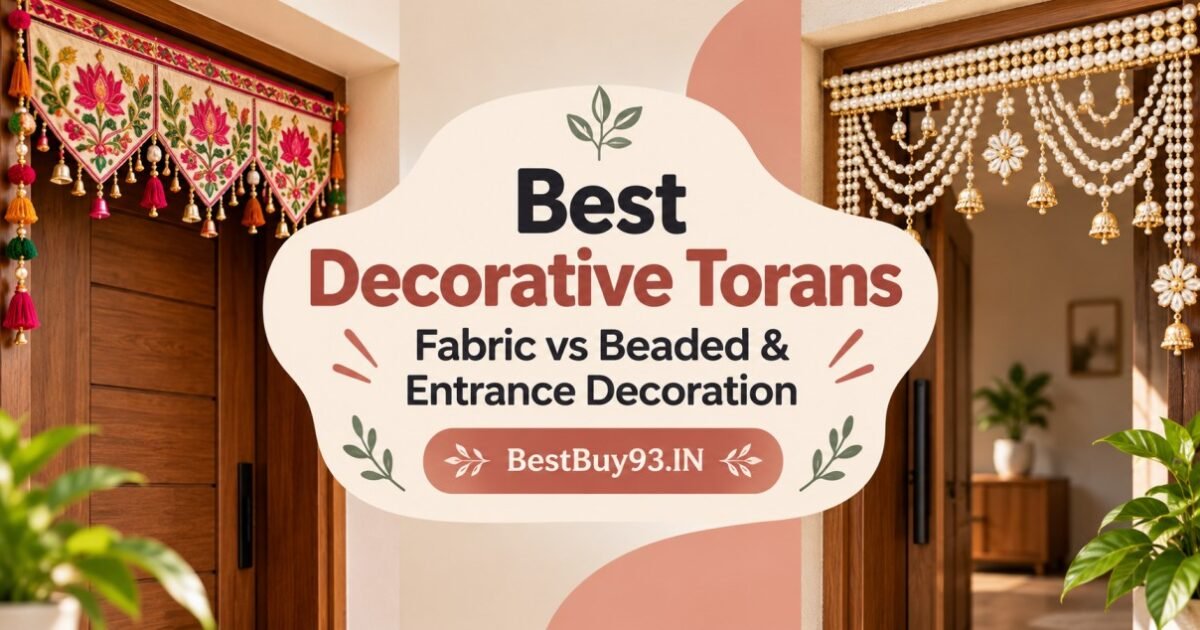 Best Decorative Torans Fabric vs Beaded & Entrance Decoration FI