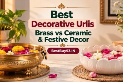 Best Decorative Urlis in India (2026) Brass vs Ceramic & Festive Decor Ideas FI