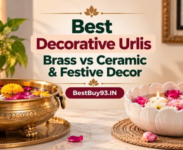 Best Decorative Urlis in India (2026) Brass vs Ceramic & Festive Decor Ideas FI