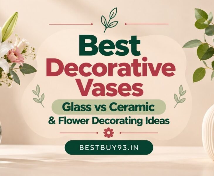Best Decorative Vases Glass vs Ceramic & Flower Decorating Ideas FI