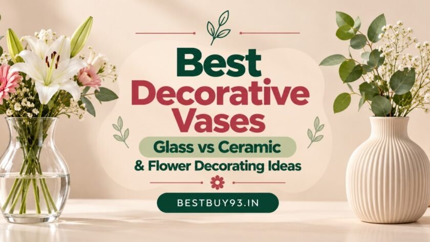 Best Decorative Vases: Glass vs Ceramic 1 Best Decorative Vases Glass vs Ceramic & Flower Decorating Ideas FI