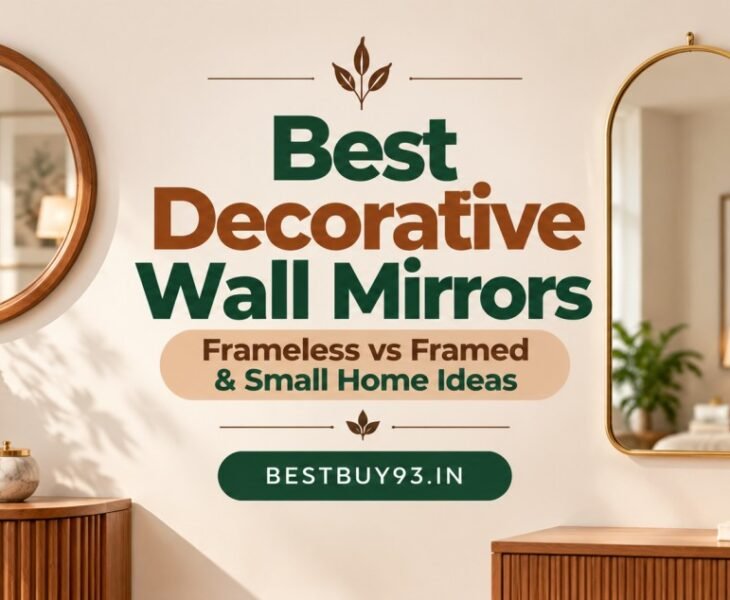 Best Decorative Wall Mirrors Frameless vs Framed & Small Home Ideas FI
