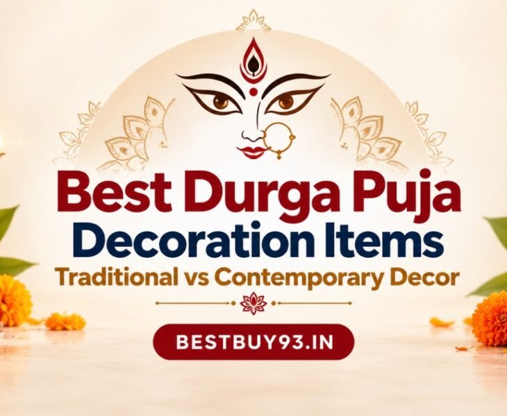 Best Durga Puja Decoration Items Traditional vs Contemporary Decor FI