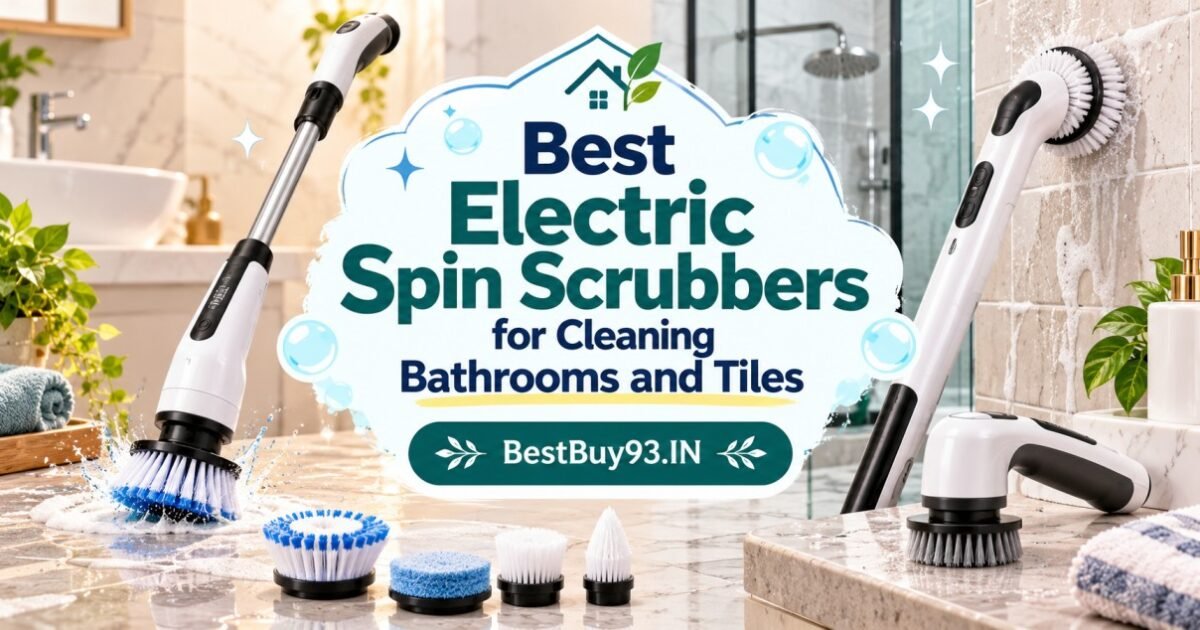 Best Electric Spin Scrubbers for Cleaning Bathrooms and Tiles Fi