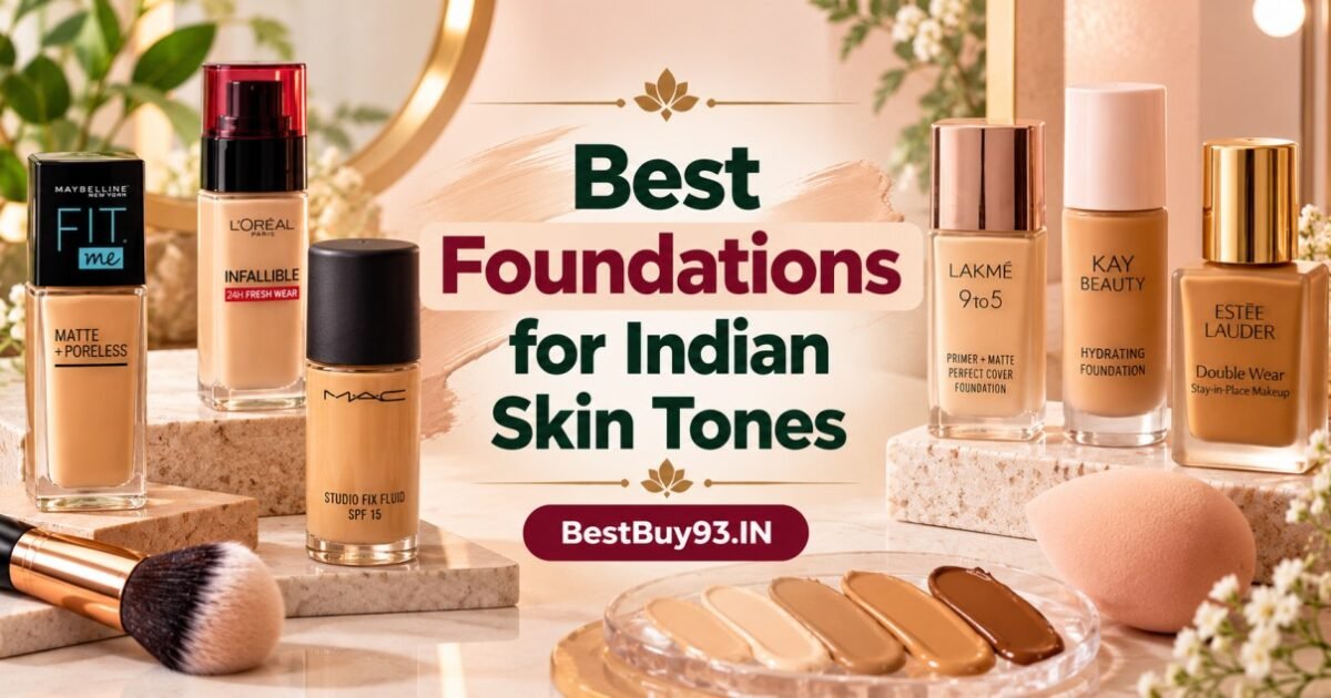 Best Foundations for Indian Skin Tones FI