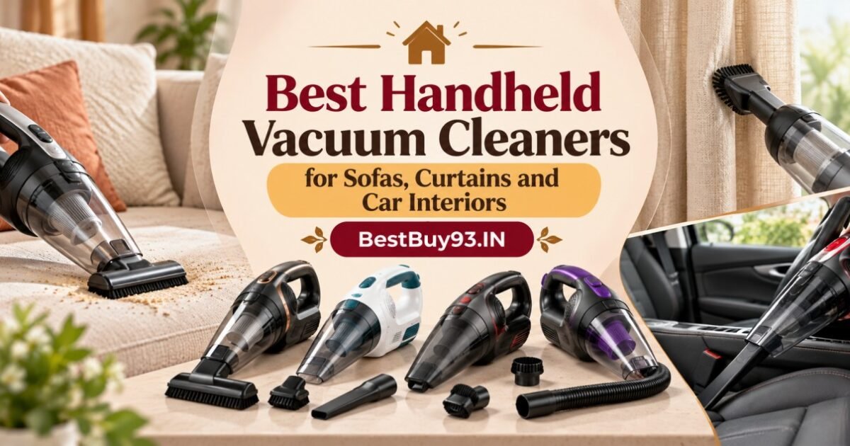 Best Handheld Vacuum Cleaners for Sofas, Curtains and Car Interiors FI